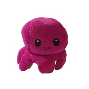 Purple & Green Reversible Plush Mood Octopus